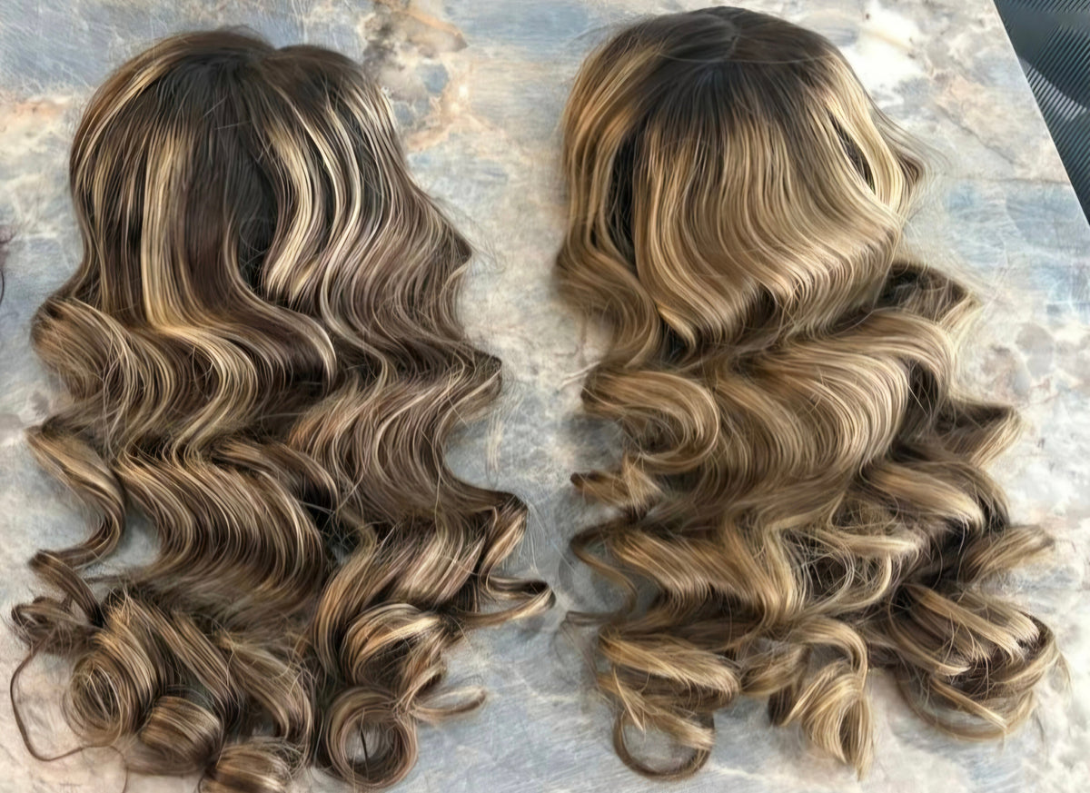 Blonde & Dark Balayage HD Lace Wigs