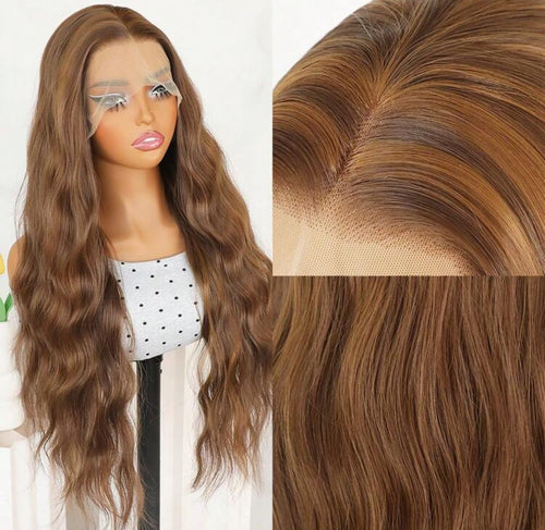 Bella 26 inch two toned frontal wig