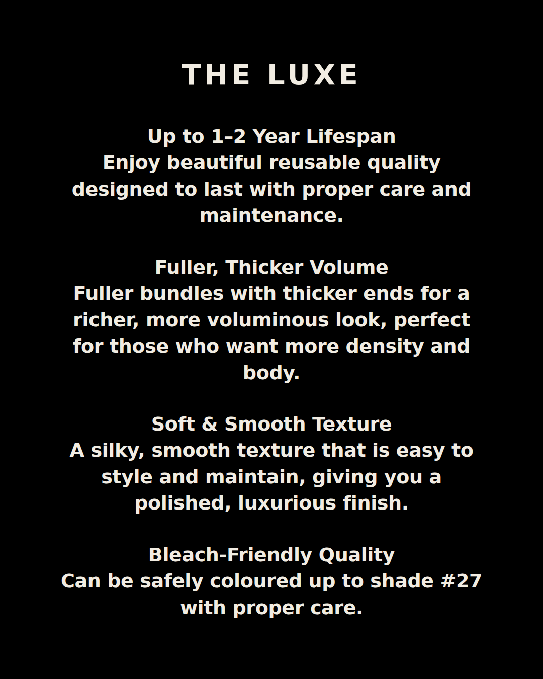 The Luxe Straight